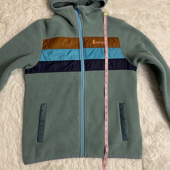 COTOPAXI TECA FLEECE HOODED FULL ZIP JACKET BLUE GORPCORE OUTDOOR SMALL - Picture 8 of 11